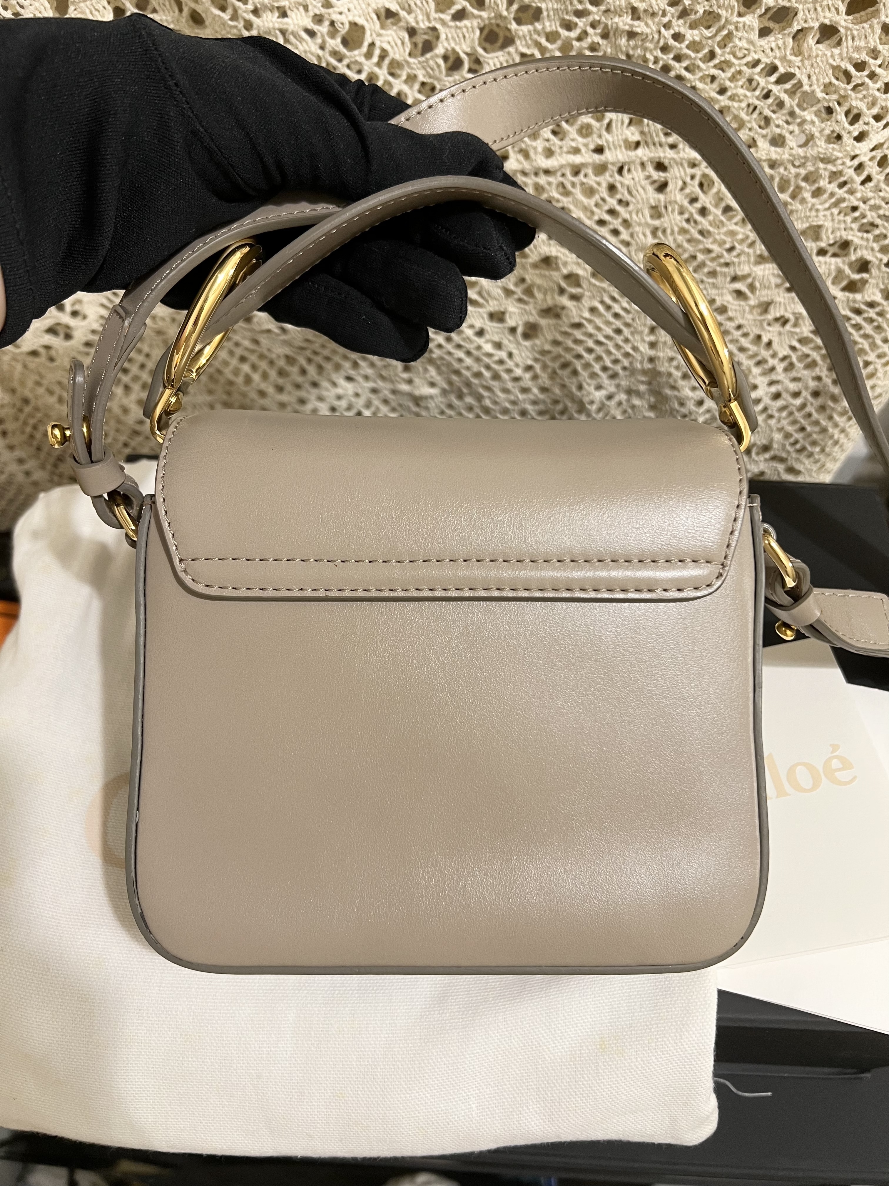 Chloe C Bag mini (motte grey)