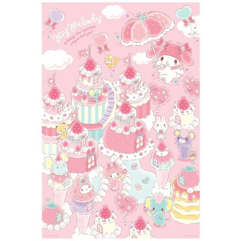 士林總會｜My Melody甜草莓城鎮拼圖1000片(三麗鷗)