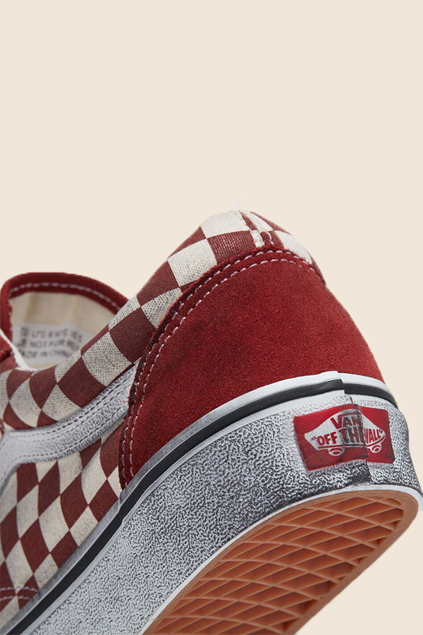 VANS - LX STRESSED 復古滑板鞋 (紅色)