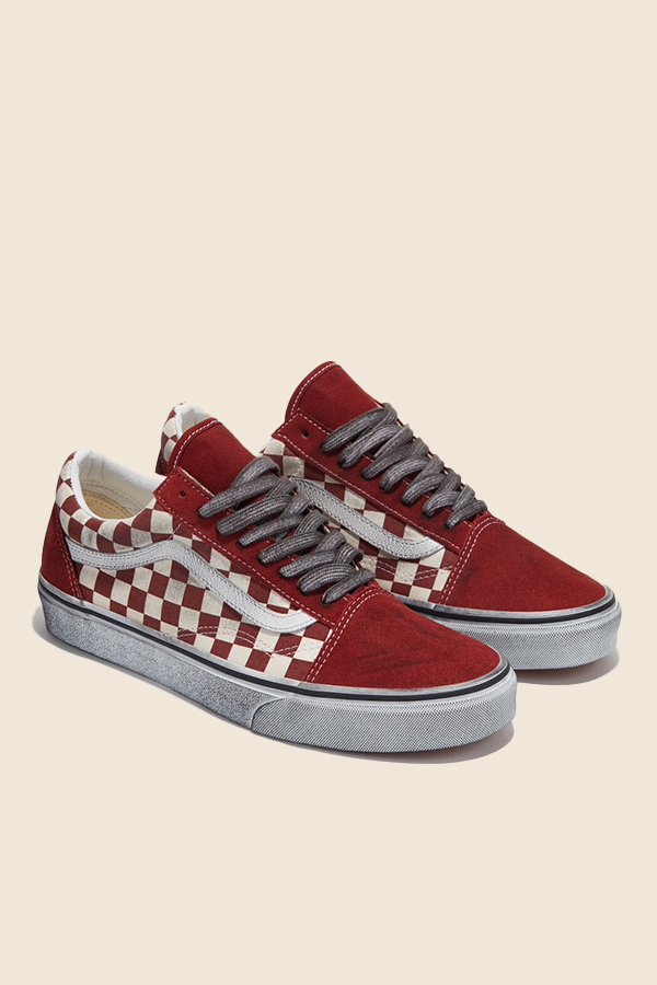 VANS - LX STRESSED 復古滑板鞋 (紅色)