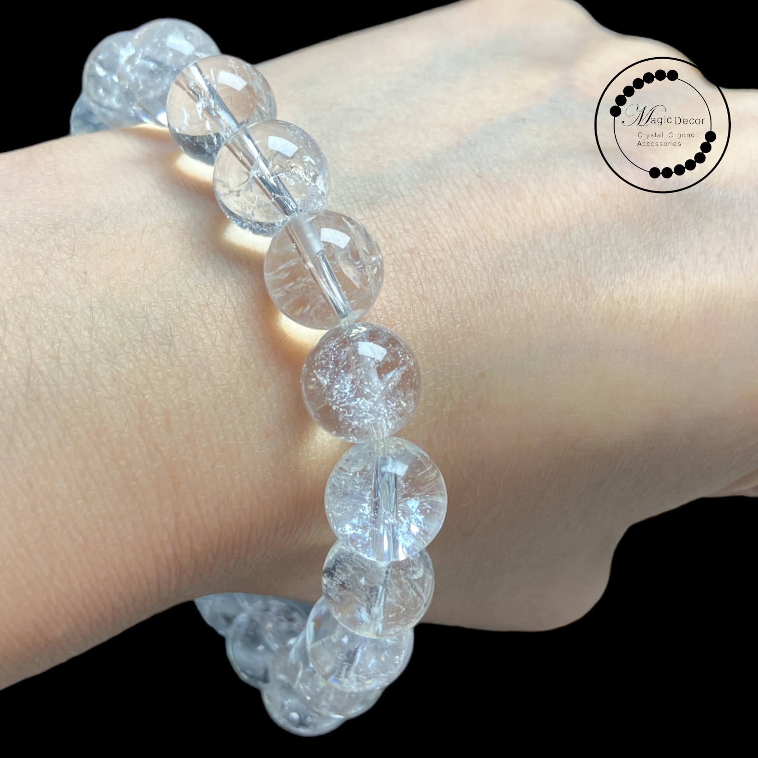 250228-B56 10MM+彩虹白阿賽手串（高貨）