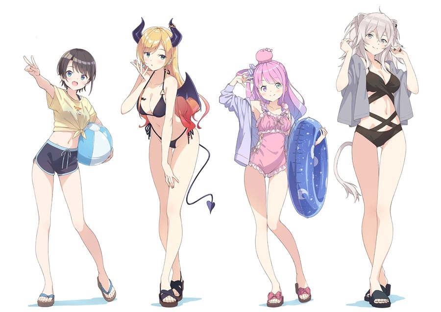 C102「同人代購」 すばちょこるなたん Summer亞克力立牌4塊SET