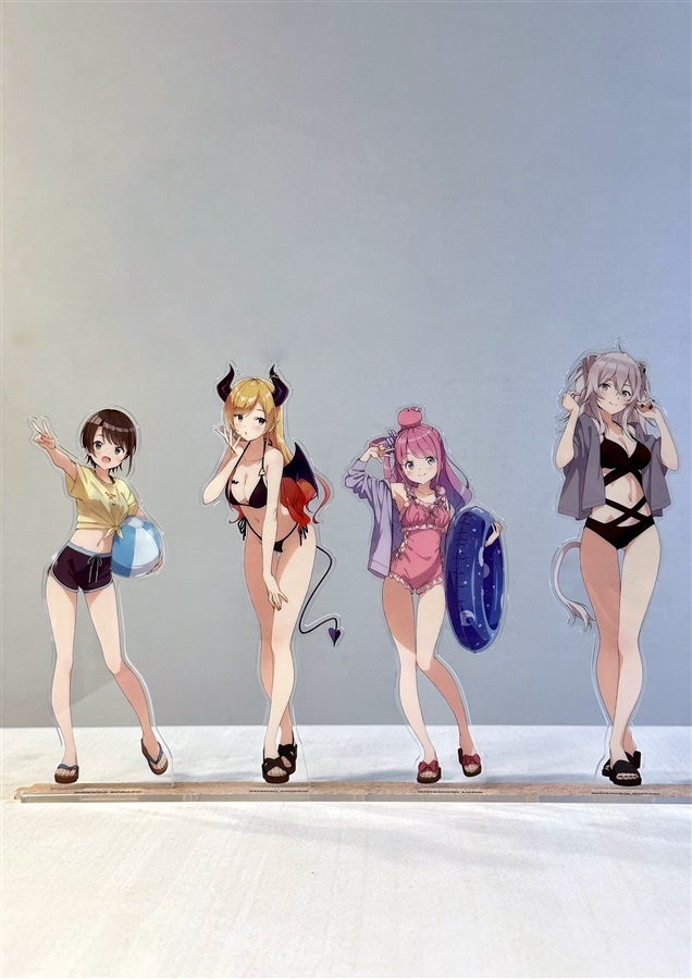 C102「同人代購」 すばちょこるなたん Summer亞克力立牌4塊SET