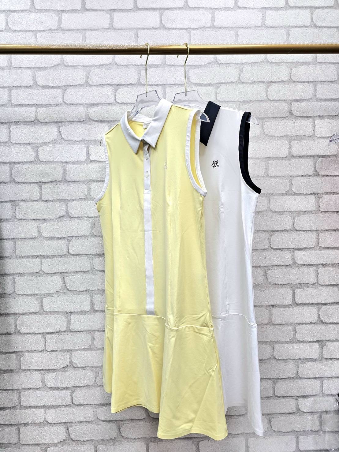 女【現貨】3折起 /韓國Fairliar正品折扣/韓版高球香奈兒優雅連身洋裝/LPGA田仁智代言 熱銷款 絕版品/#MW112357