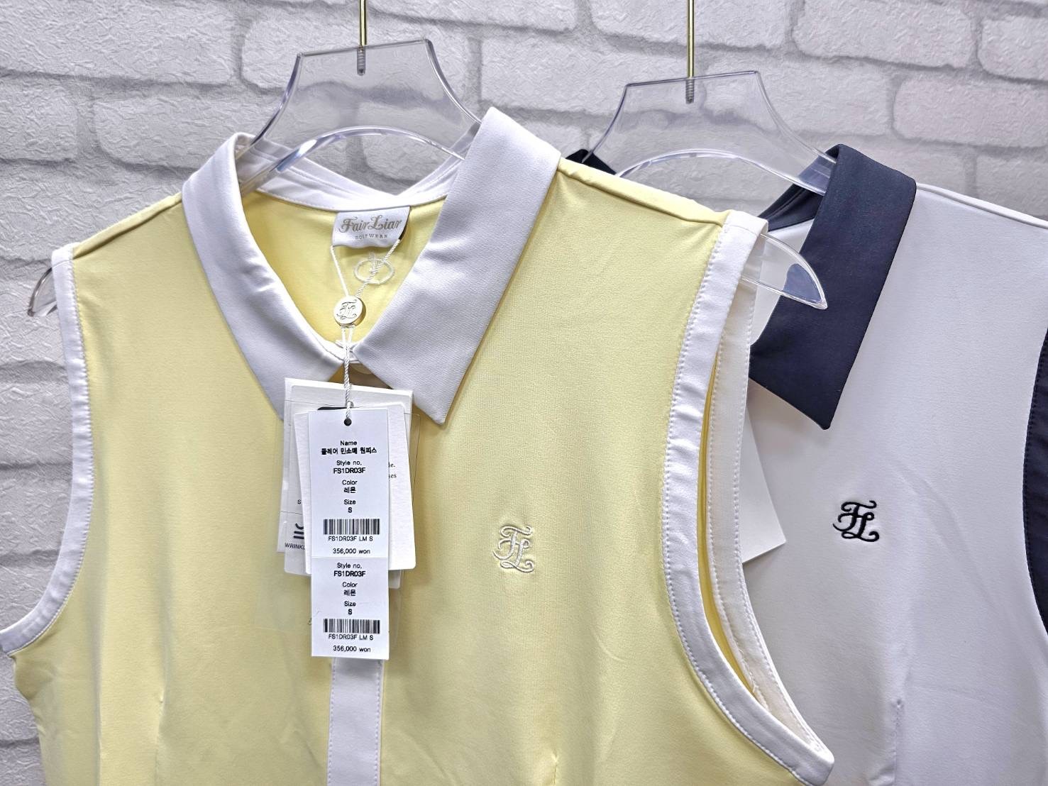 女【現貨】3折起 /韓國Fairliar正品折扣/韓版高球香奈兒優雅連身洋裝/LPGA田仁智代言 熱銷款 絕版品/#MW112357