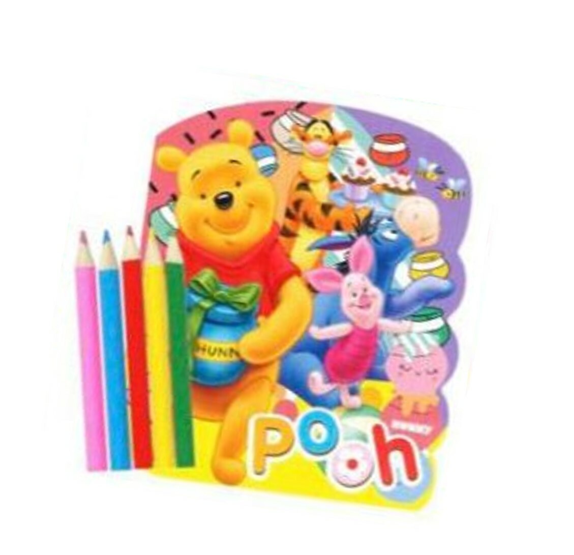 迪士尼小熊維尼- 填色簿連顏色筆(日本直送)