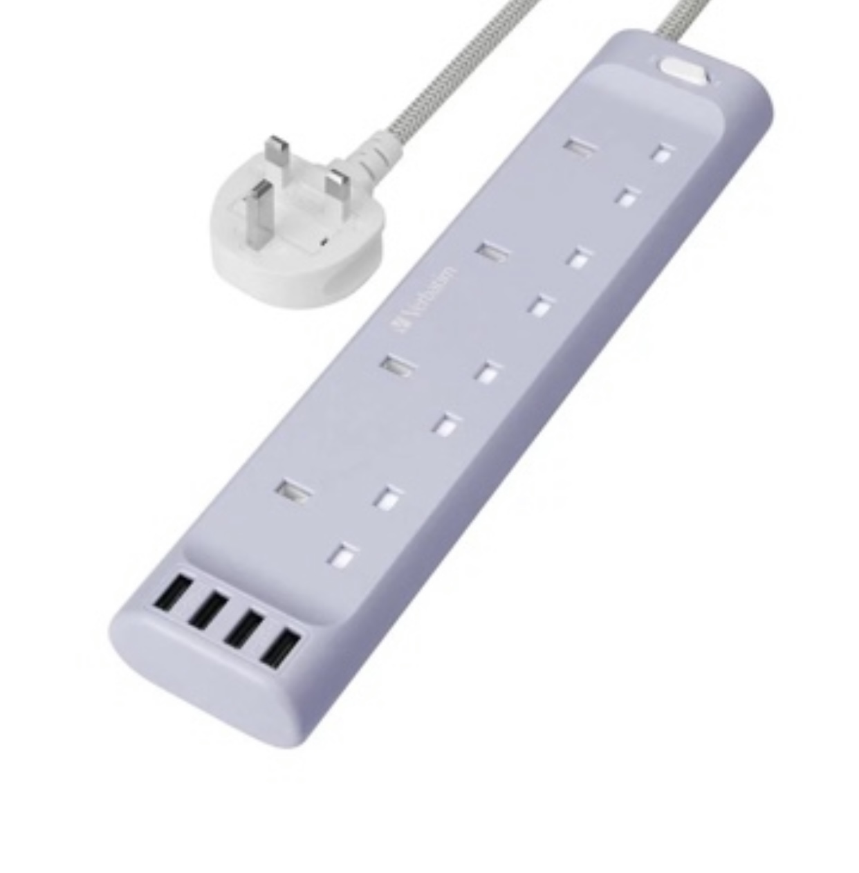 Verbatim 4 AC Outlets & 4 USB-A Ports 拖板