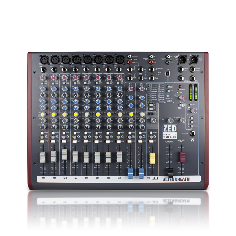 Allen & Heath Allen & Heath / ZED60-14FX 10軌 USB類比混音機(價格另洽) — 三峽錄音 / 音響｜YA! 玩音樂