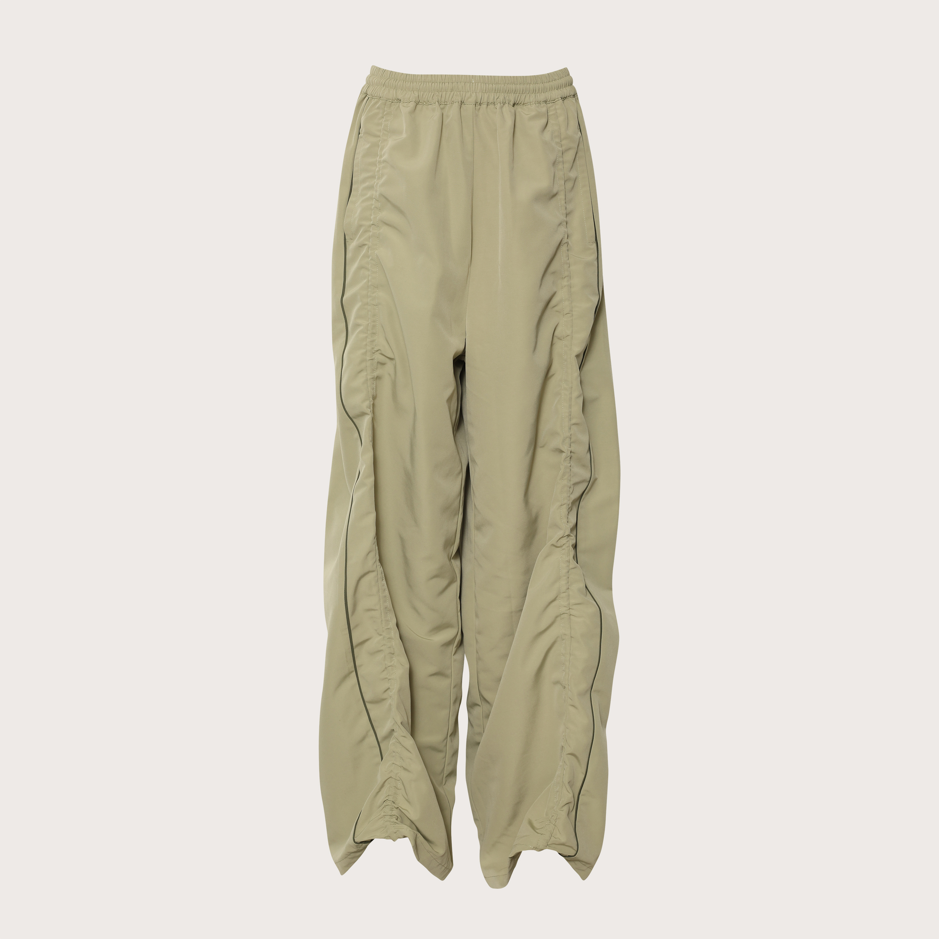 Men’s Drawstring Cargo Pants (Loose Fit)-Olive