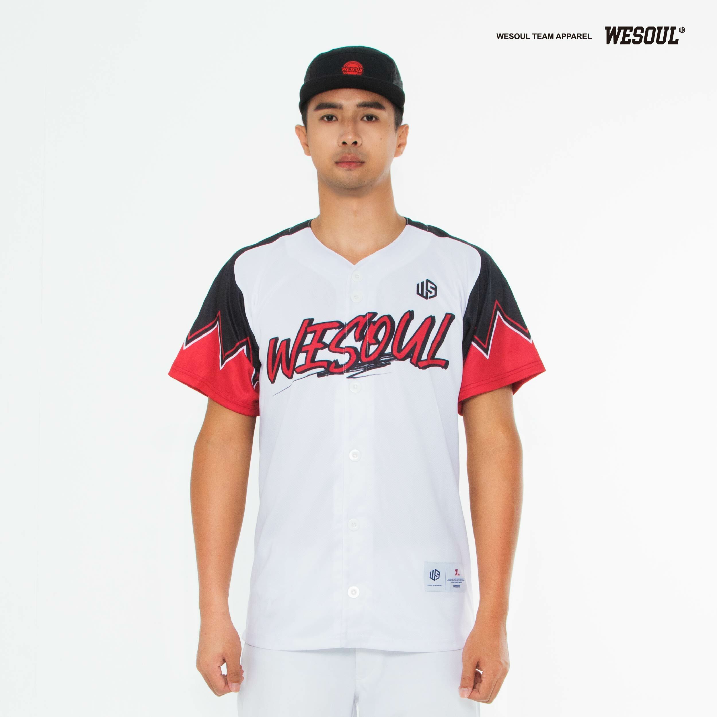 【WESOUL】WS23B001 全客製棒壘球服 / 客製隊徽，號碼，姓名不加價 / 球衣