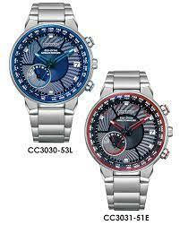 CITIZEN ATTESA 星辰 GPS衛星對時 光動能 萬年曆錶  CC3030-53L藍色 / CC3031-51E 紅色