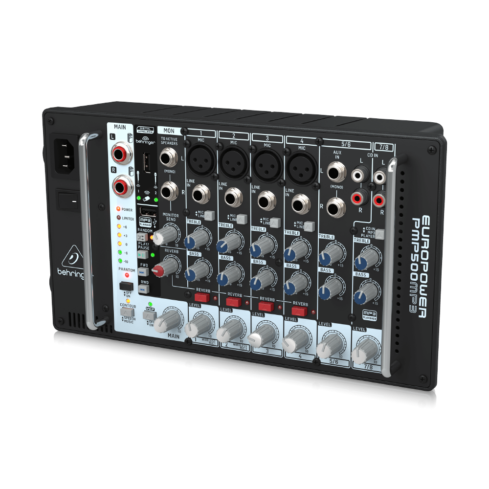 Behringer Behringer / PMP500MP3 8軌混音擴大機 第 2 張圖片｜三峽錄音 / 音響