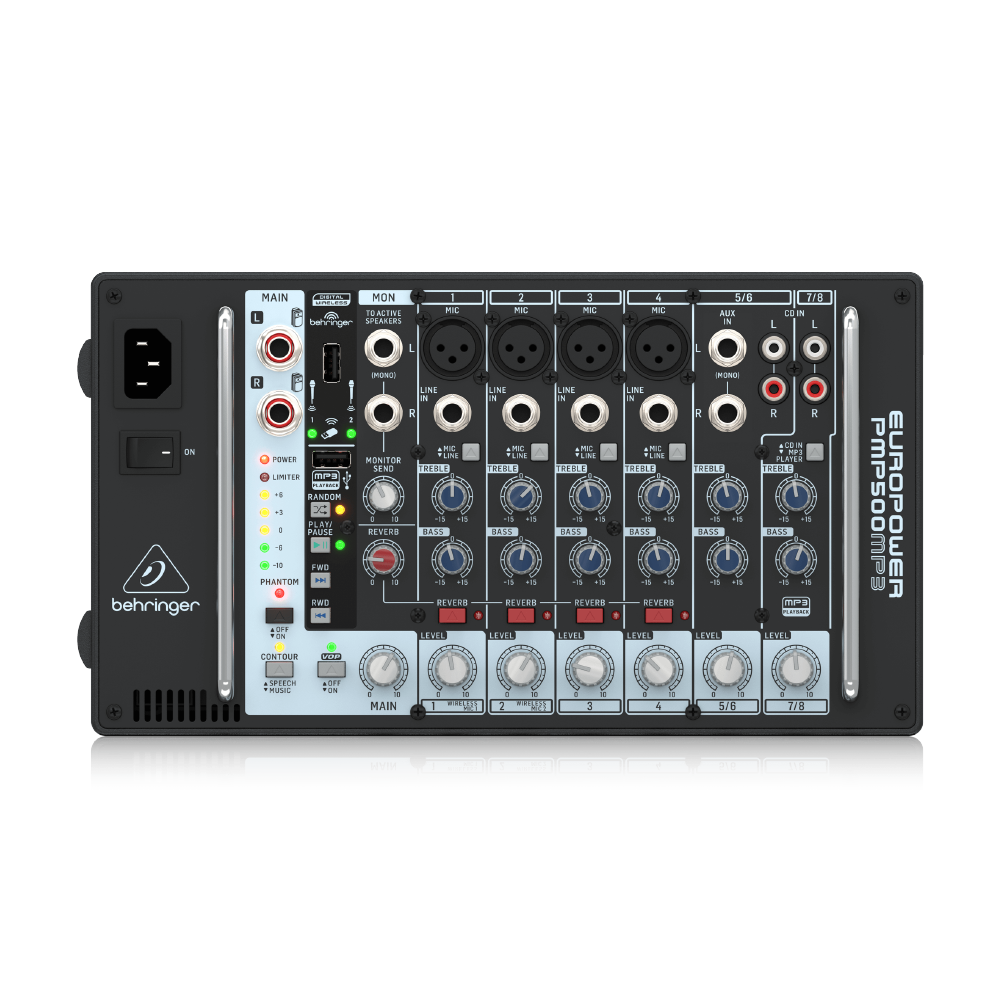 Behringer Behringer / PMP500MP3 8軌混音擴大機 — 三峽錄音 / 音響｜YA! 玩音樂
