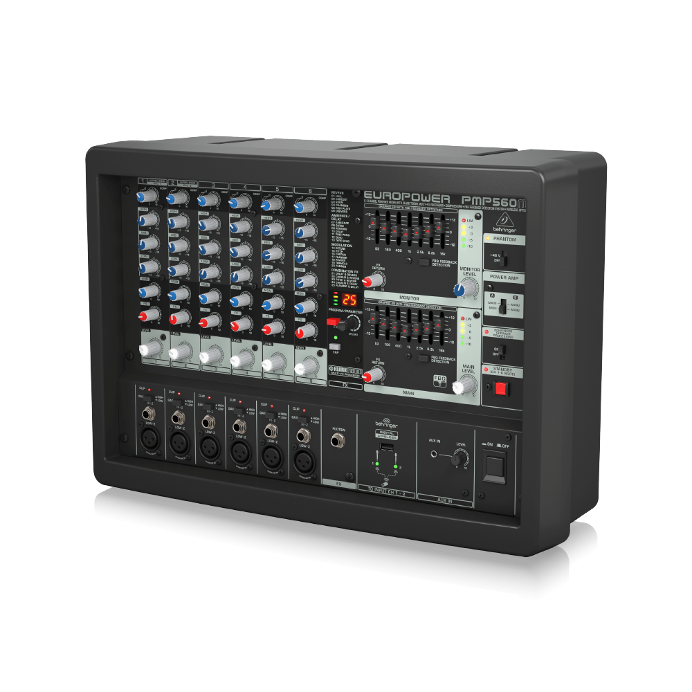 Behringer Behringer / PMP560M 6軌混音擴大機 第 3 張圖片｜三峽錄音 / 音響