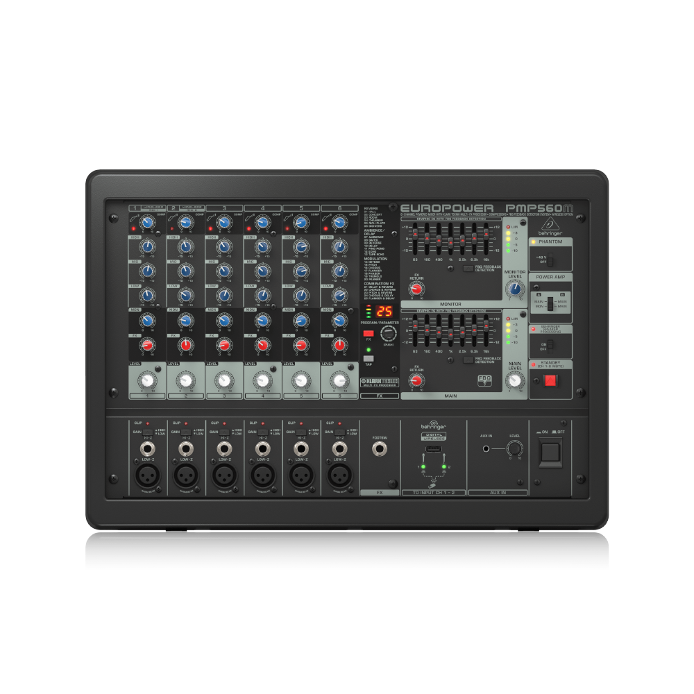 Behringer Behringer / PMP560M 6軌混音擴大機 — 三峽錄音 / 音響｜YA! 玩音樂