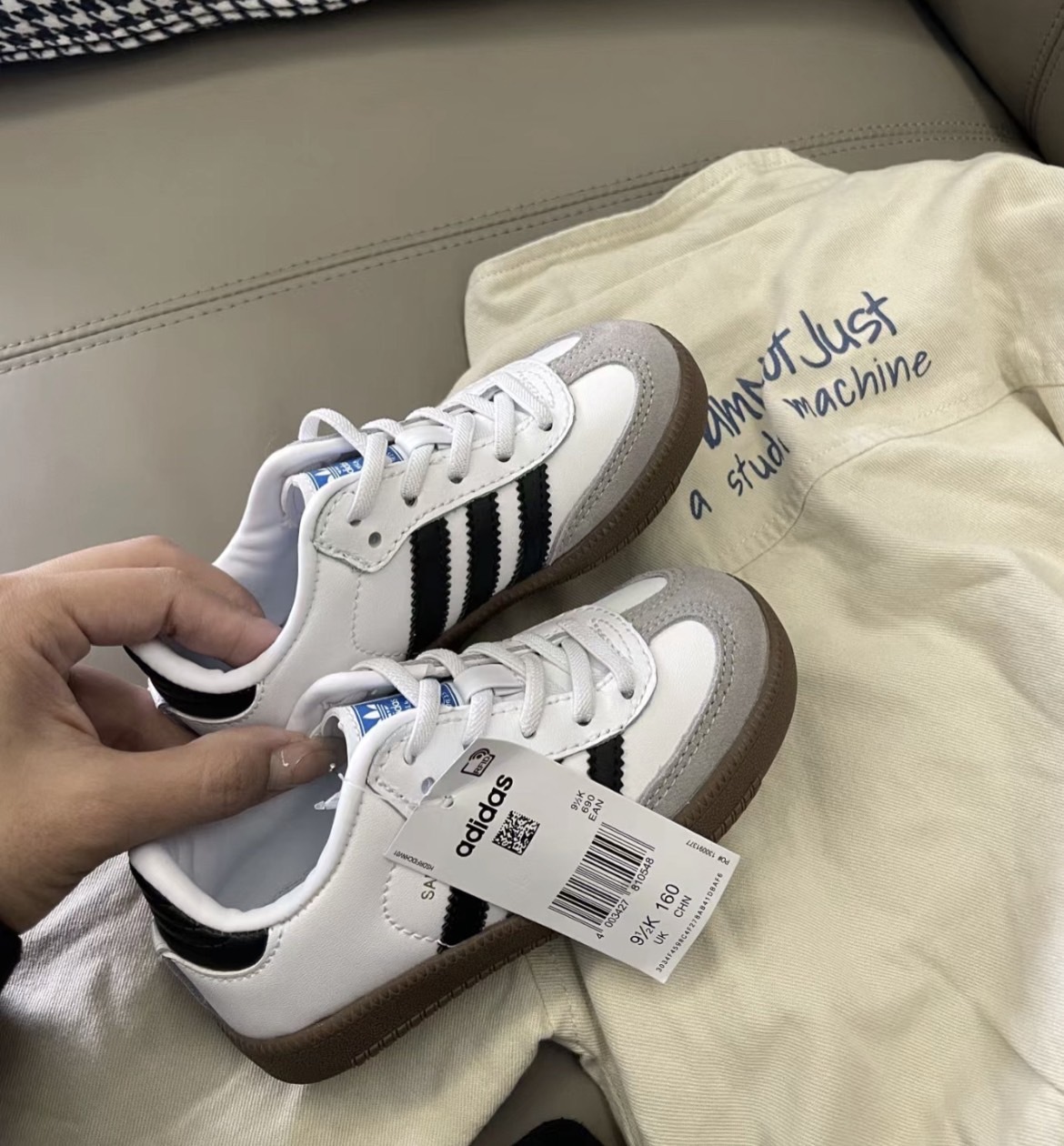 Adidas Originals Samba OG 童鞋白(IE3677)