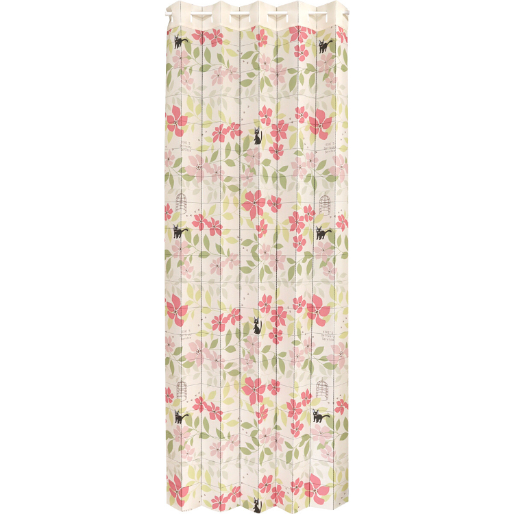 吉卜力魔女宅急便多用途風琴簾 花鳥 粉紅色 #CM23A-98338