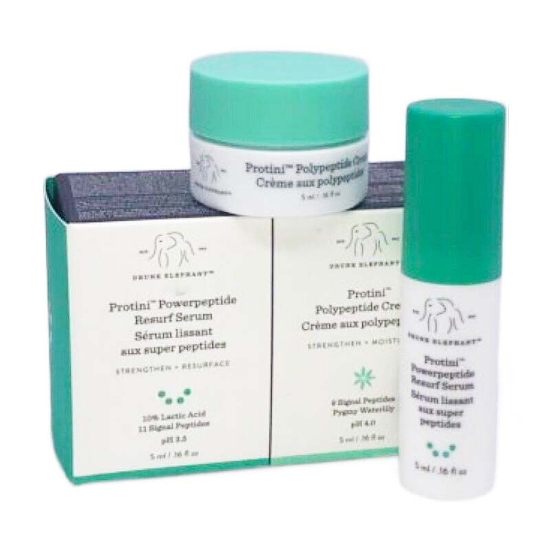 Drunk Elephant - 多肽面霜 5ml+ 強胜肽重塑精華 5 ml