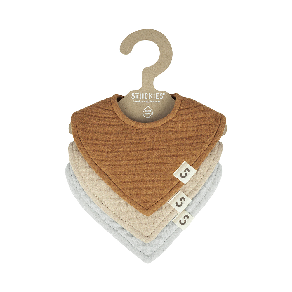 STUCKIES 圍兜三件組-Lilly