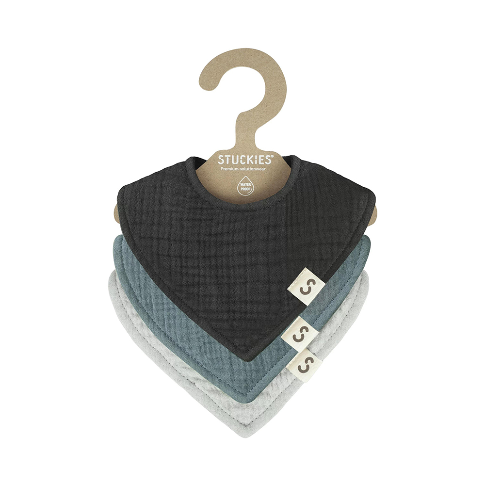 STUCKIES 圍兜三件組-Rain