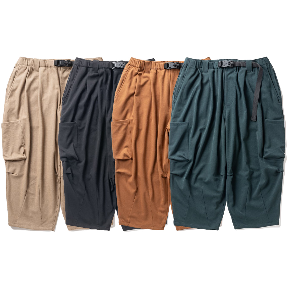 TIGHTBOOTH CROPPED CARGO PANTS BEIGE