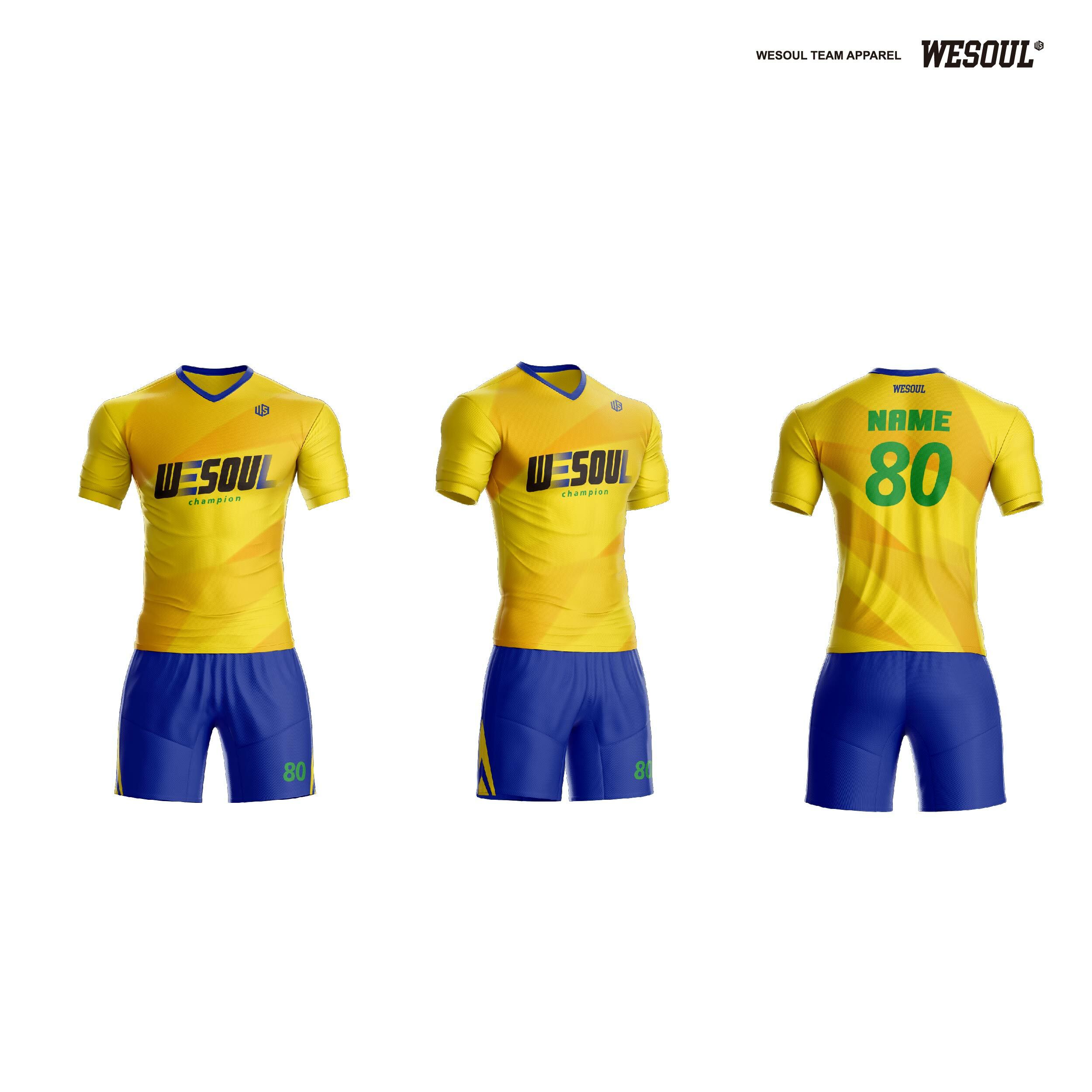 【WESOUL】WS23F001 足球/排球/羽球服