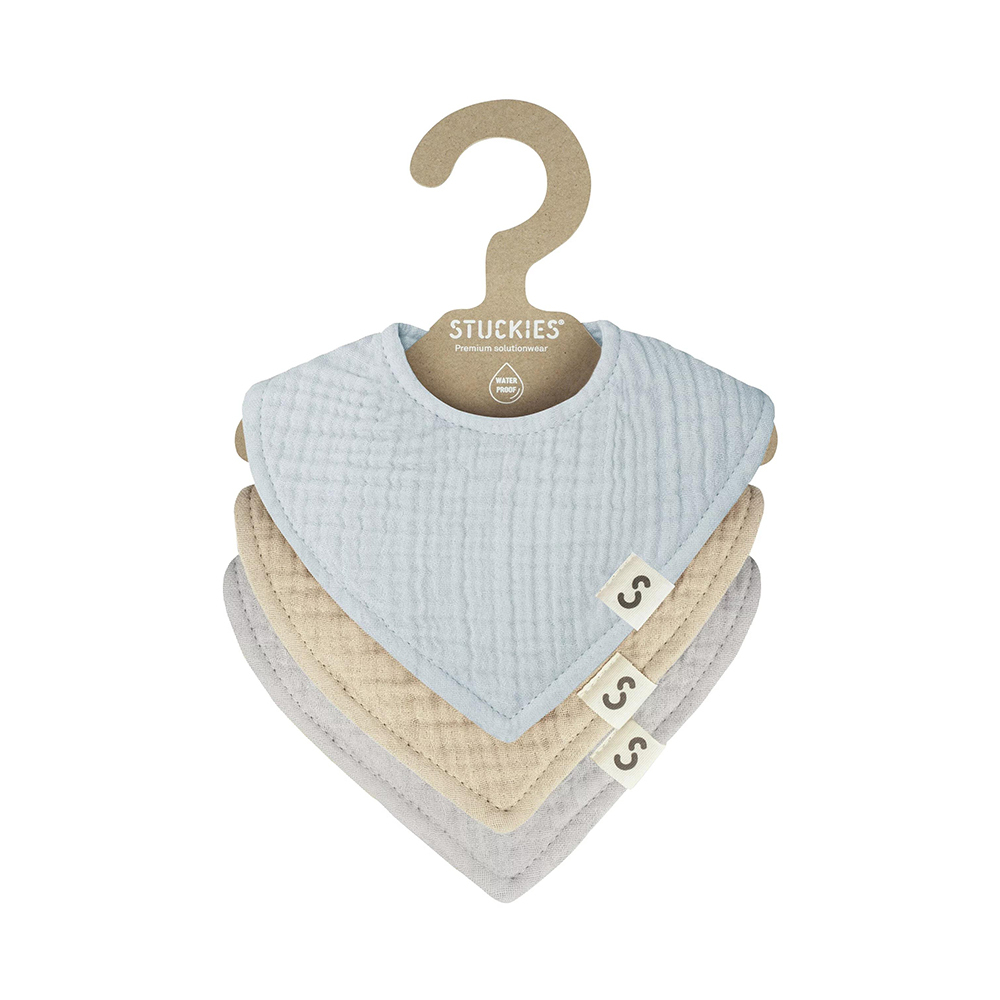 STUCKIES 圍兜三件組-Cloud