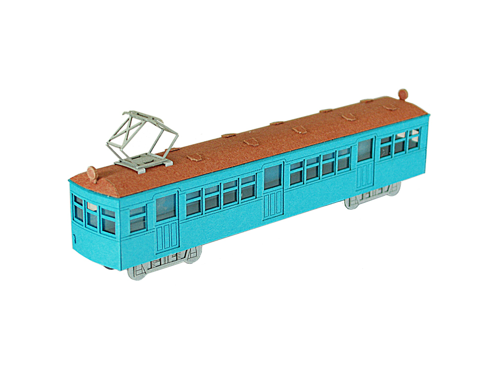 日本sankei 微縮藝術精品 _【MP02-07】7號電車