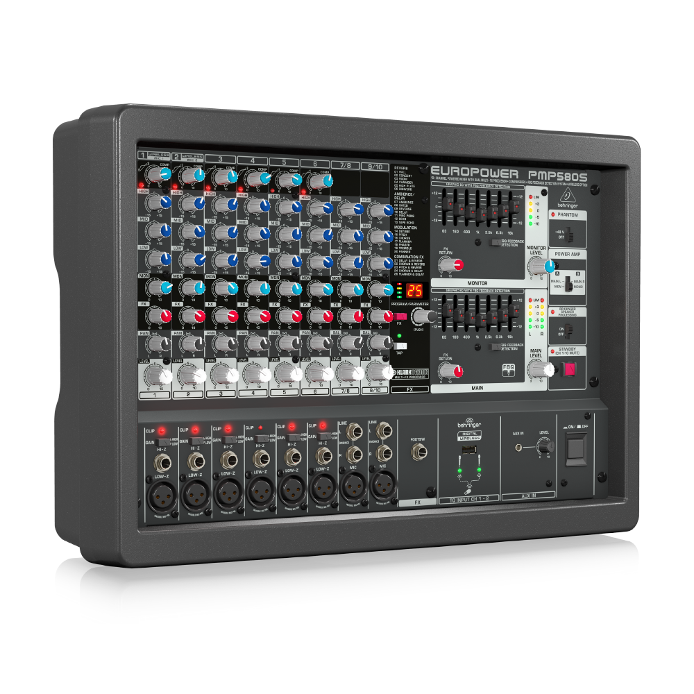 Behringer Behringer / PMP580S 10軌混音擴大機 第 2 張圖片｜三峽錄音 / 音響