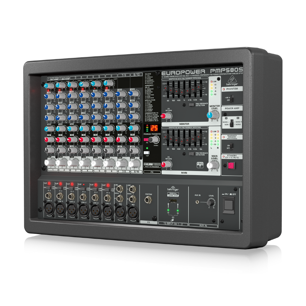 Behringer Behringer / PMP580S 10軌混音擴大機 第 3 張圖片｜三峽錄音 / 音響