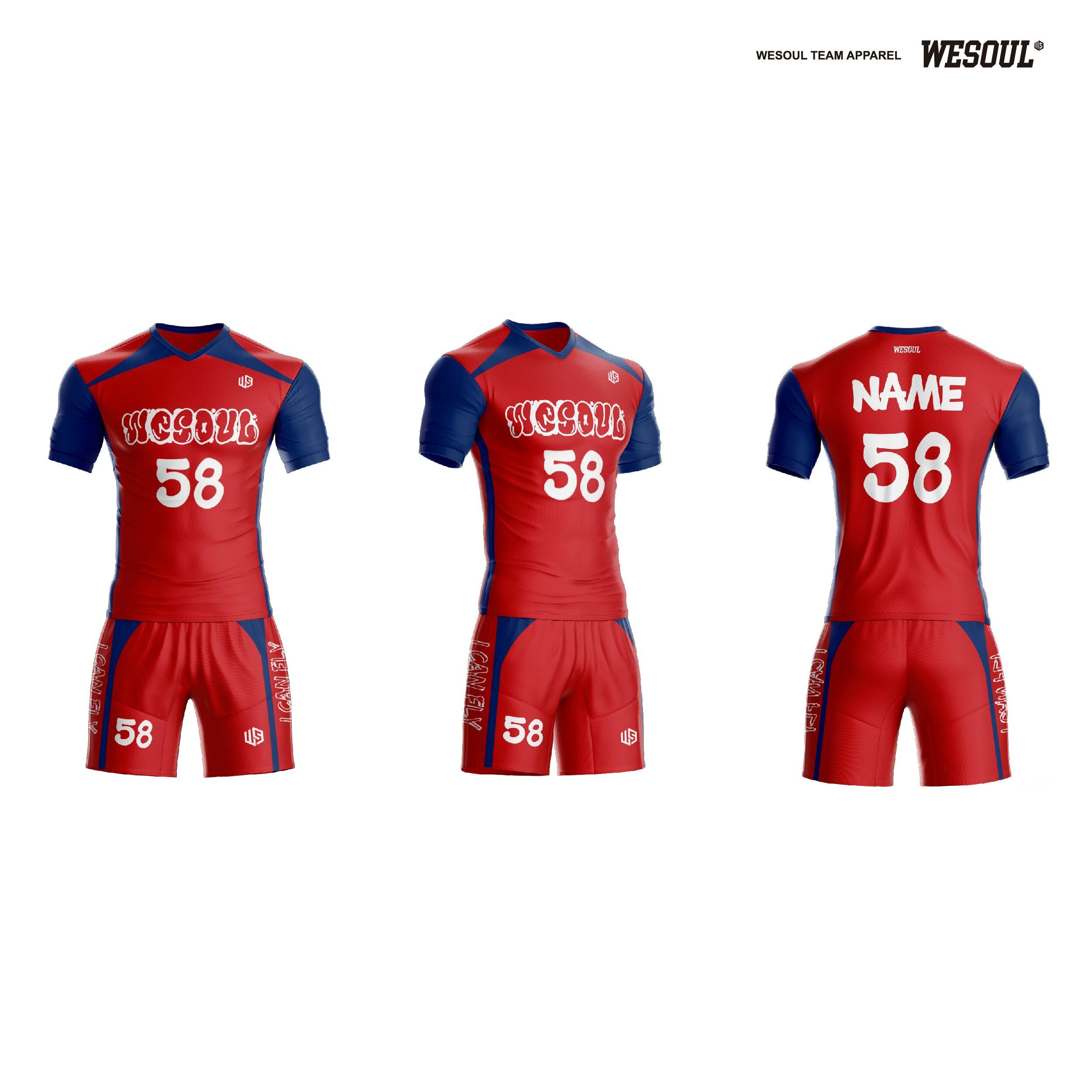 【WESOUL】WS23V003 足球/排球/羽球服