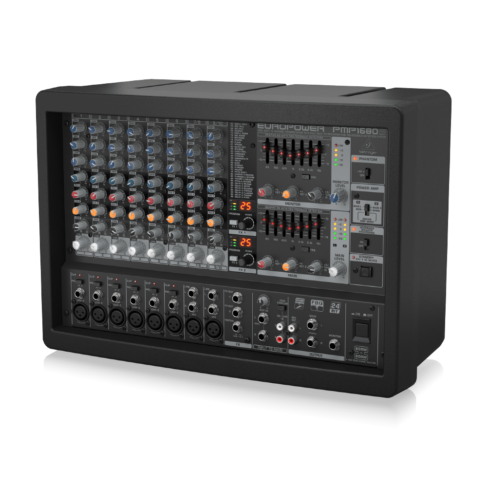 Behringer Behringer / PMP1680S 10軌混音擴大機 第 2 張圖片｜三峽錄音 / 音響