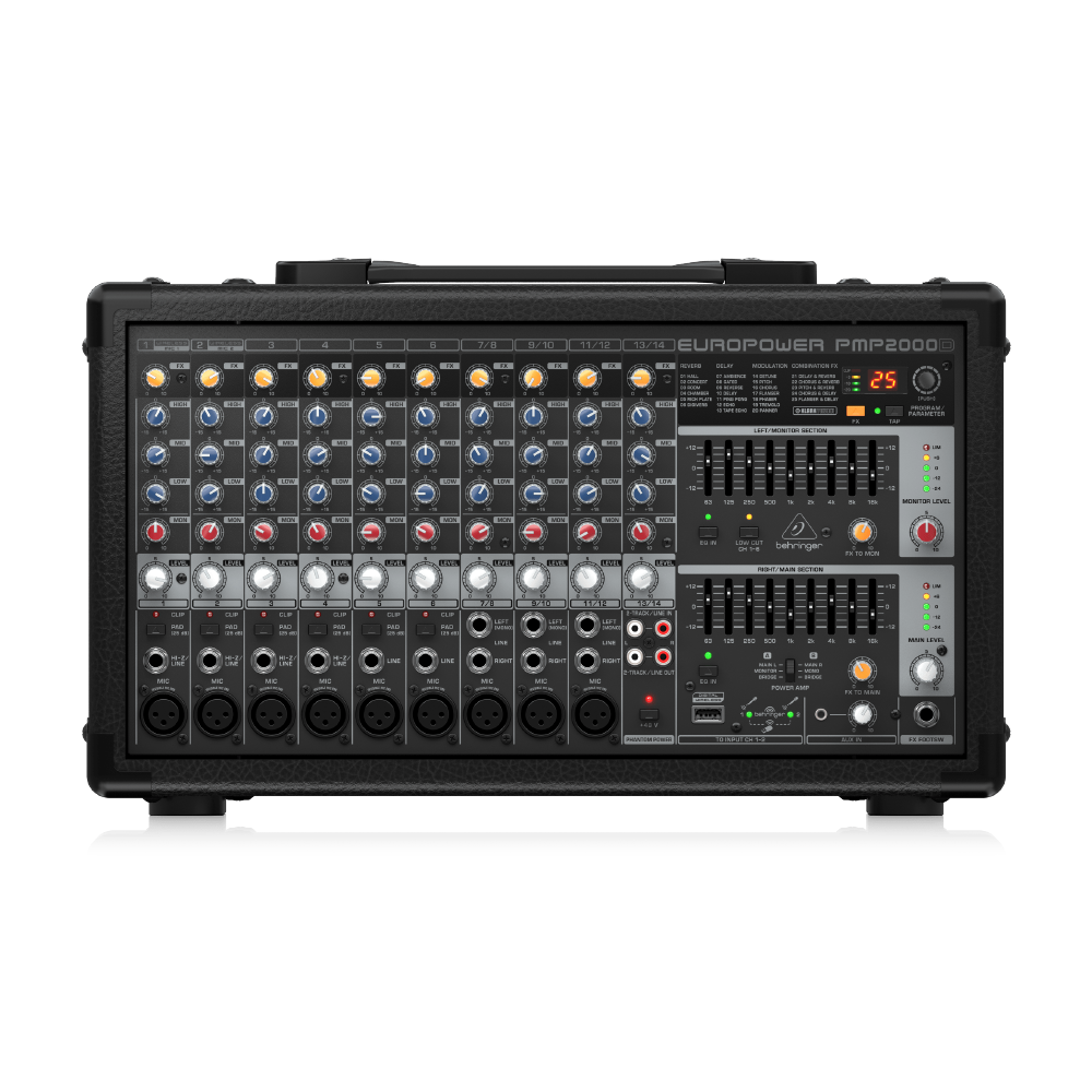 Behringer Behringer / PMP2000D 14軌混音擴大機 — 三峽錄音 / 音響｜YA! 玩音樂