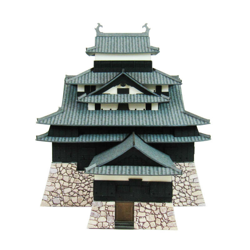 日本sankei 微縮藝術精品 _【MK04-06】松江城