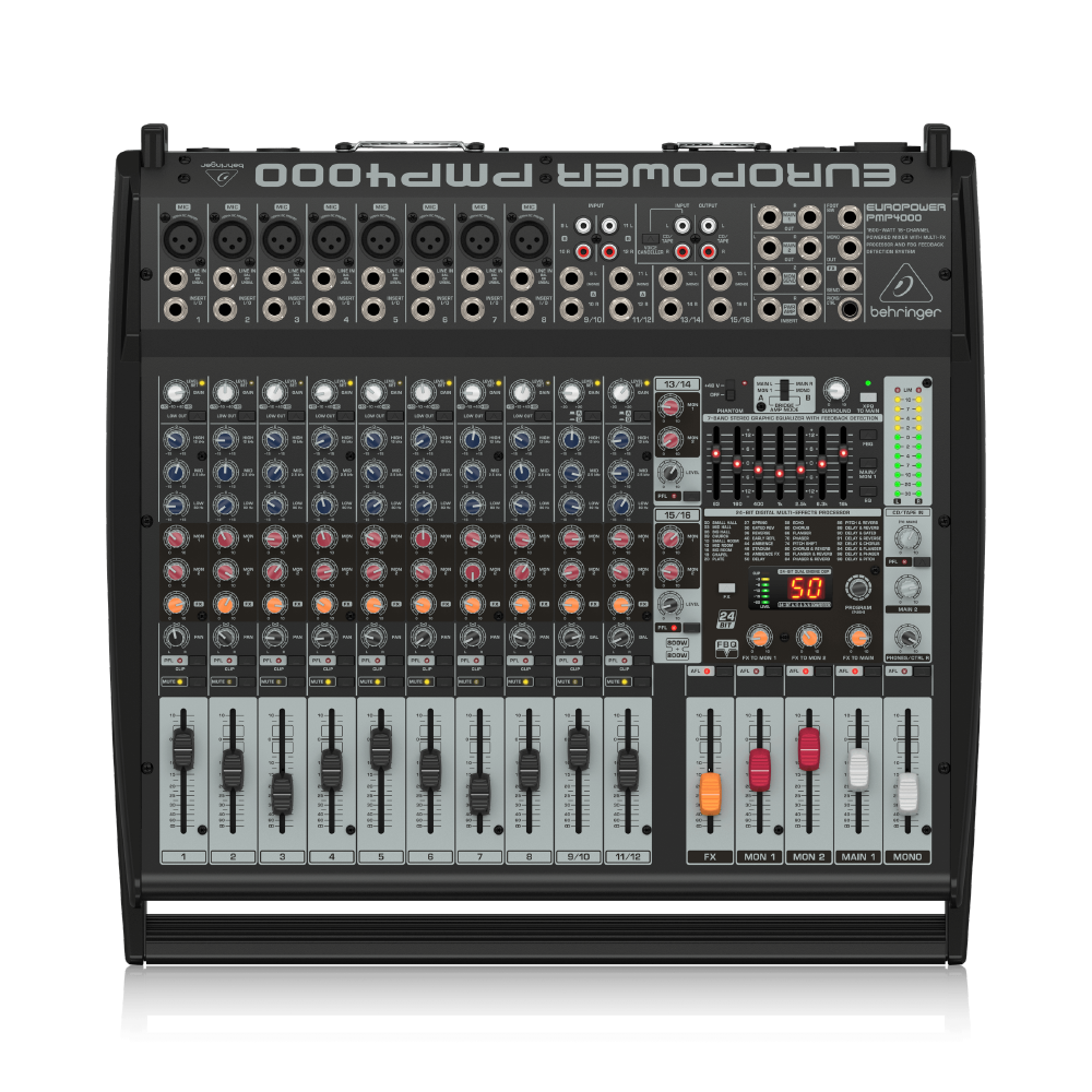 Behringer Behringer / PMP4000 16軌混音擴大機 — 三峽錄音 / 音響｜YA! 玩音樂