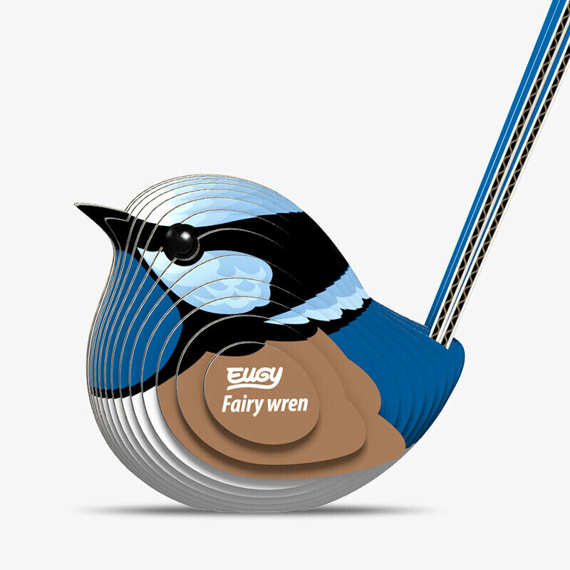 EUGY 3D Cardboard Kit Set Model - Fairy Wren