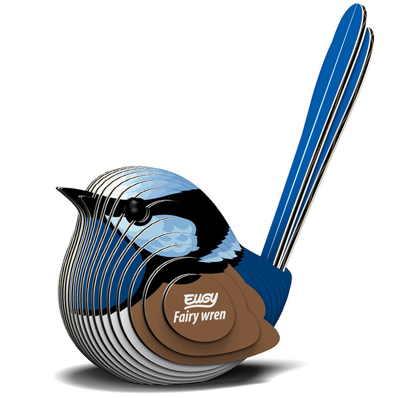 EUGY 3D Cardboard Kit Set Model - Fairy Wren