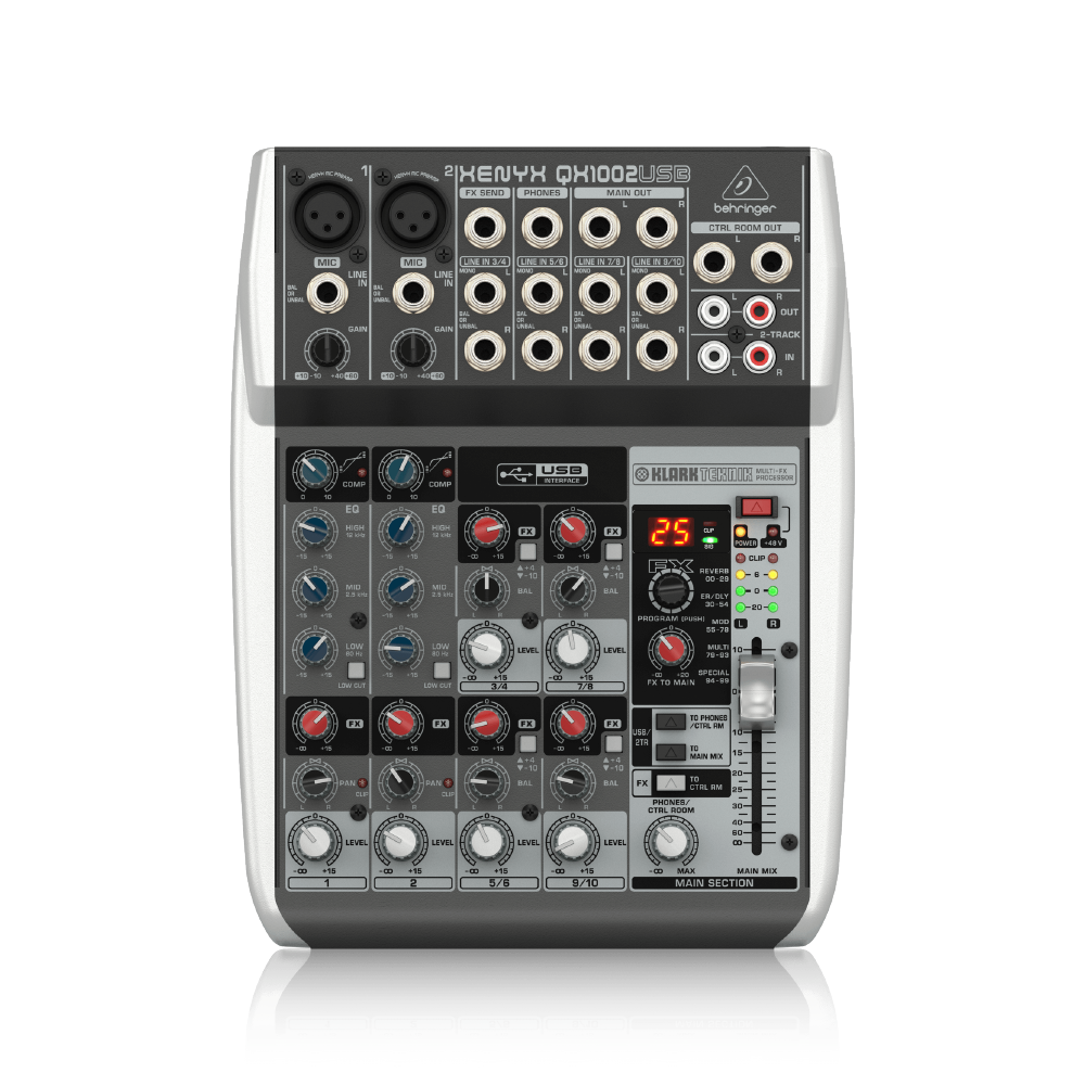 Behringer Behringer / QX1002USB 10軌USB混音機 — 三峽錄音 / 音響｜YA! 玩音樂