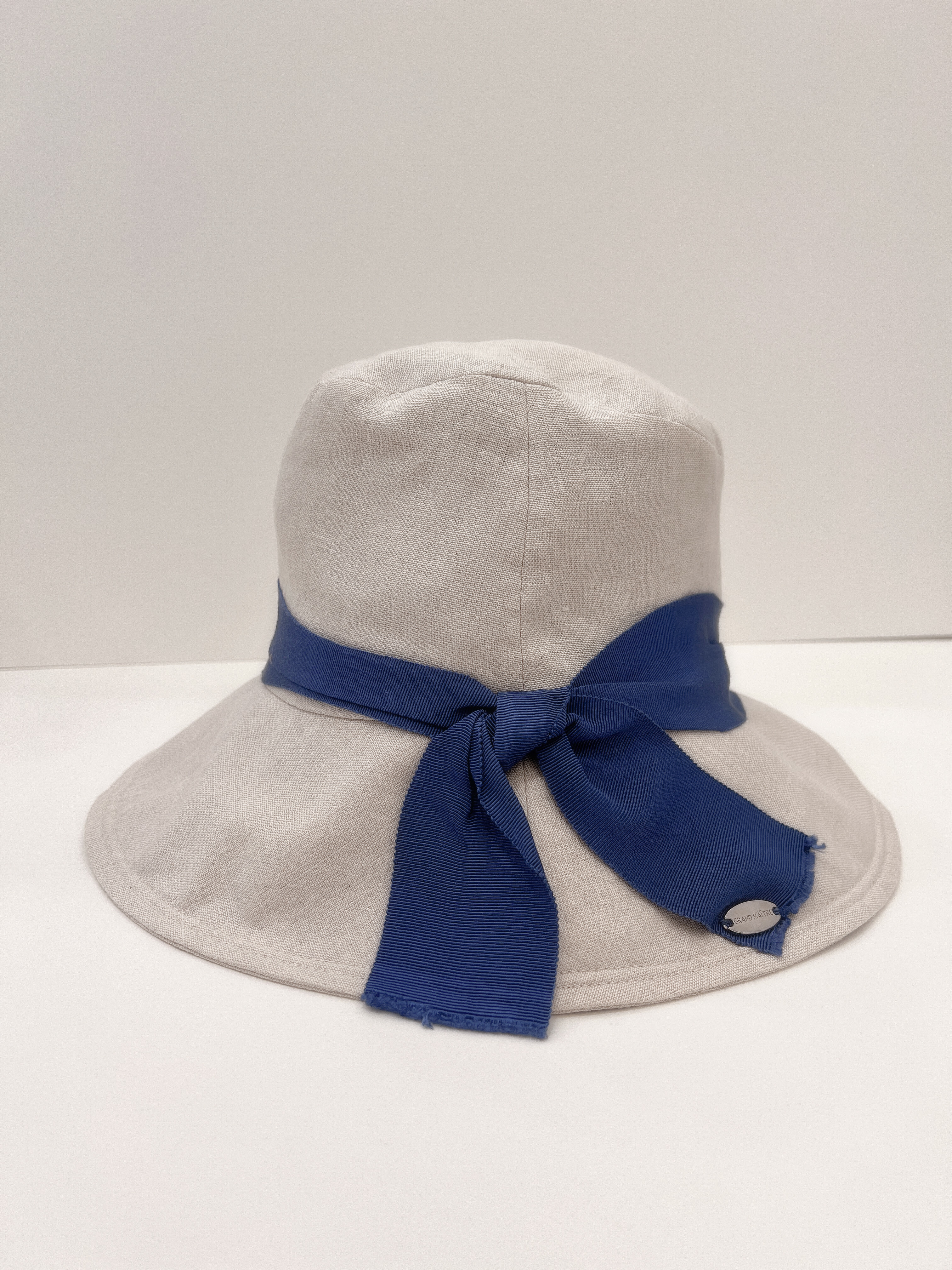 蝴蝶結帆布帽