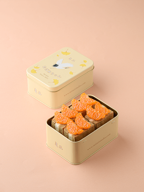 蜜柑伯爵蛋糕鐵盒
