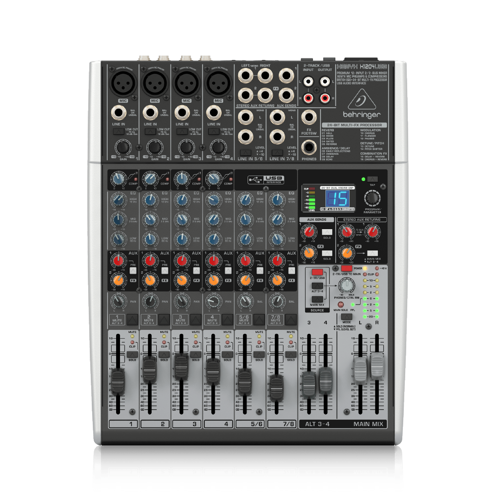 Behringer Behringer / X1204USB 8軌USB混音機 — 三峽錄音 / 音響｜YA! 玩音樂