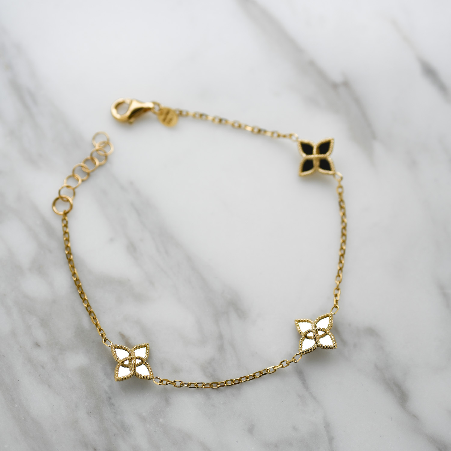 18K Mirror Petal Bracelet