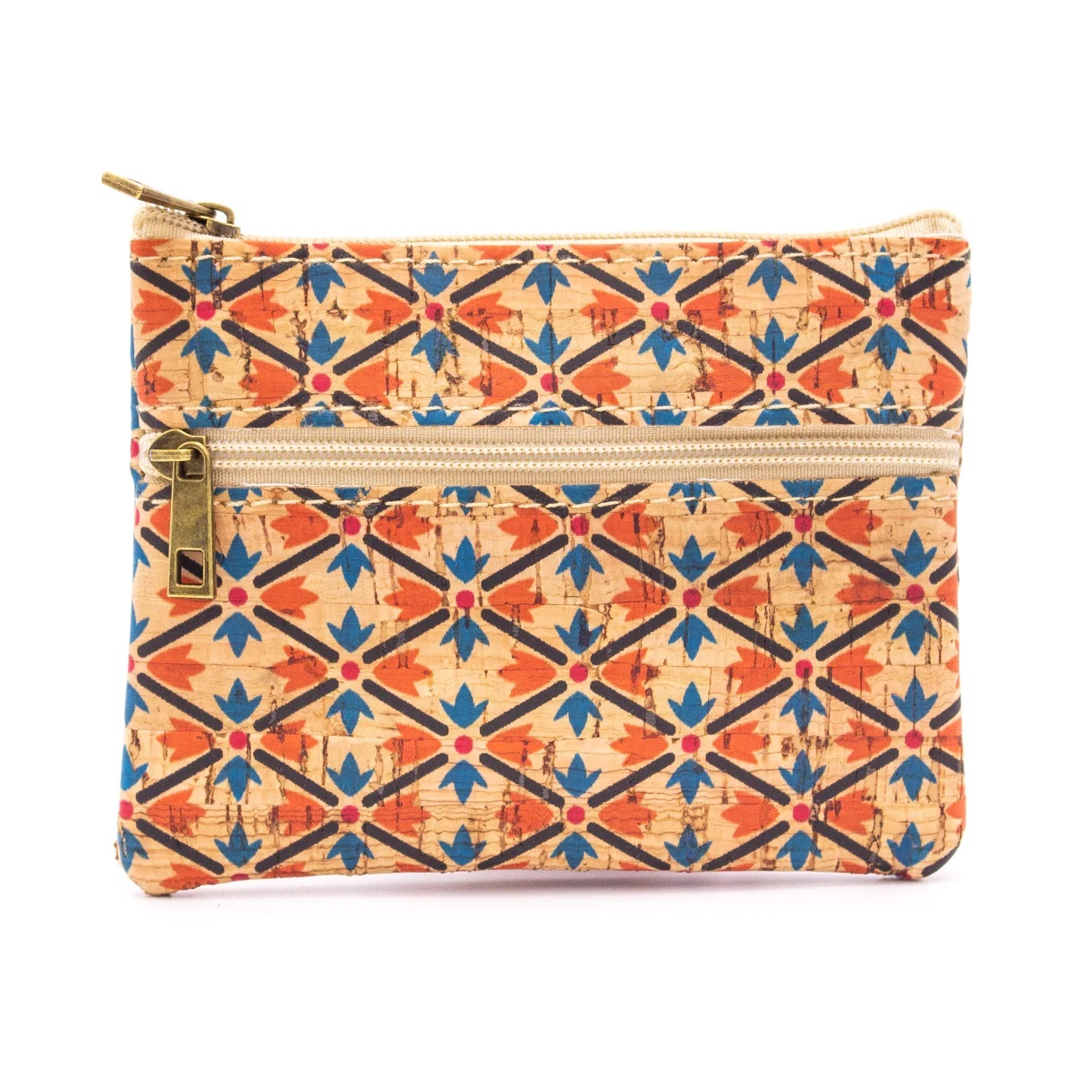 Natural Cork Fabrics Coins Bag [500B]