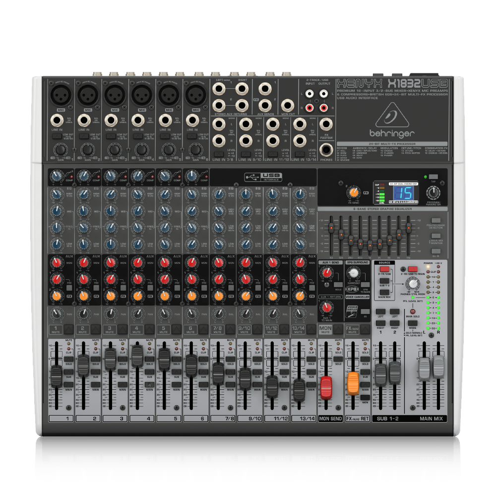 Behringer Behringer / X1832USB 14軌USB混音機 — 三峽錄音 / 音響｜YA! 玩音樂