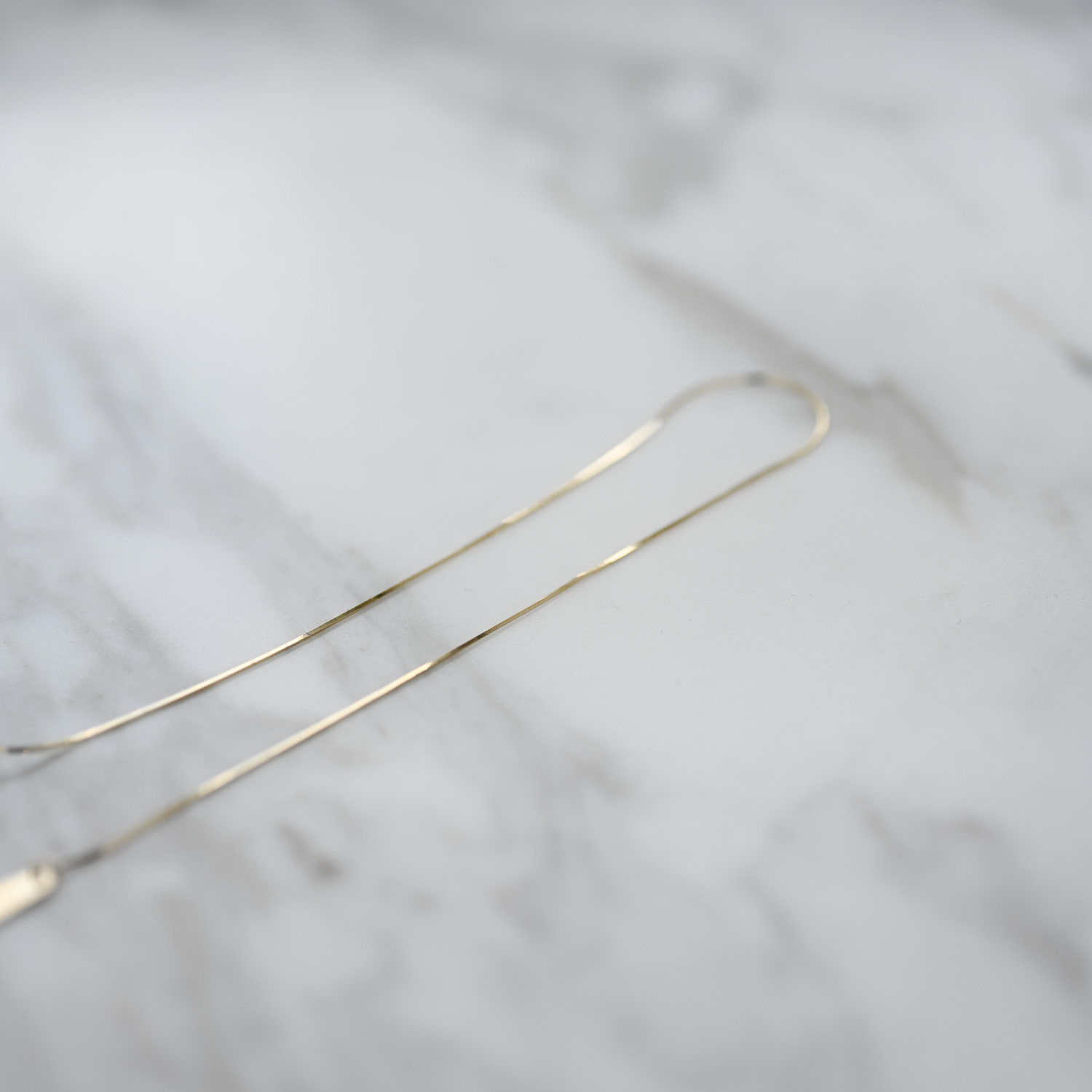 18K Extra Thin Snake Chain Bracelet