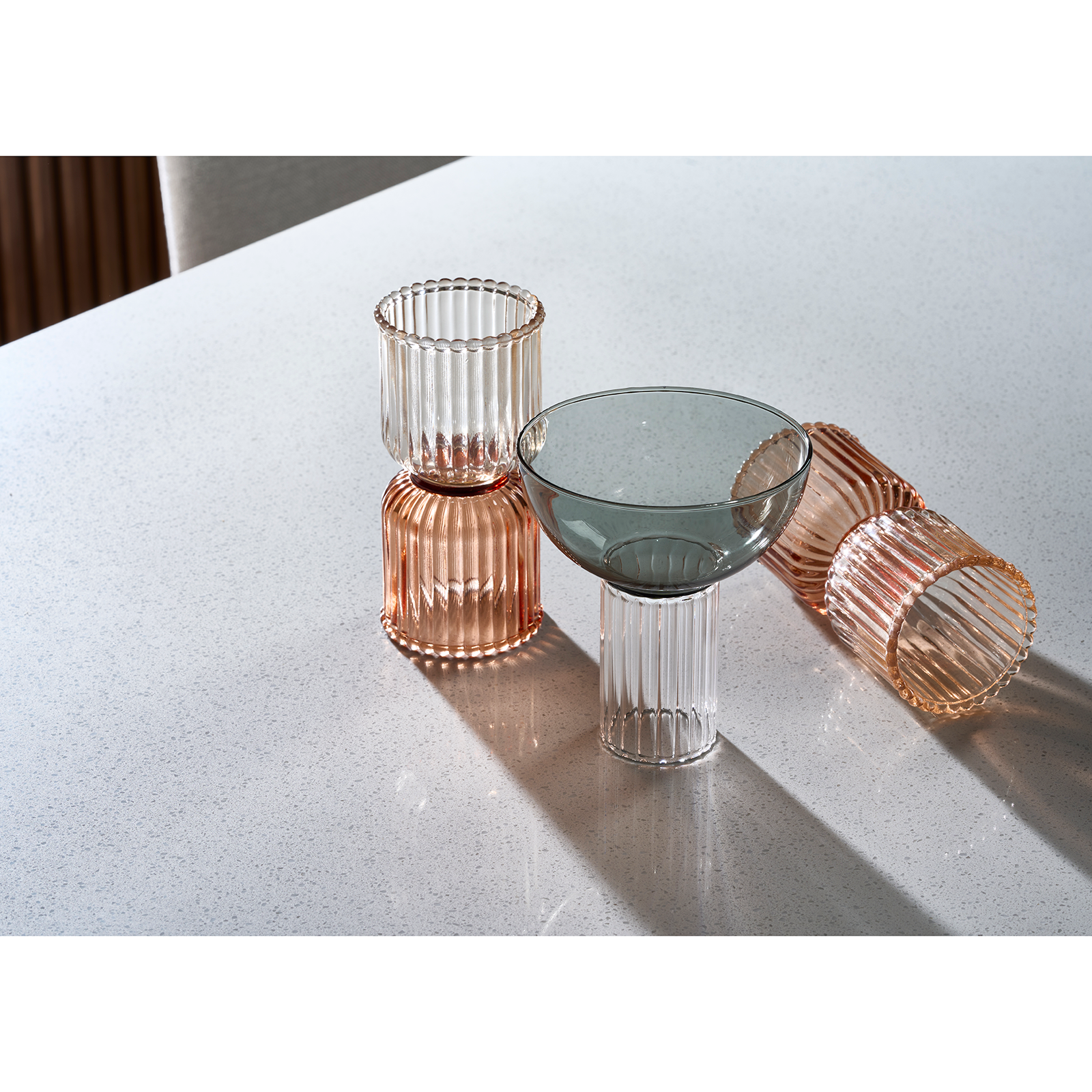 Bolda白石英石餐桌160/180/200cm〔DS253B〕