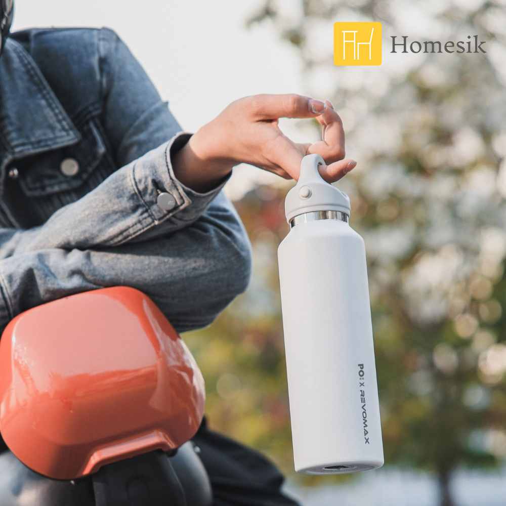 Revomax 聯乘 超級保溫瓶 防漏雙層不銹鋼瓶 950ml (白色) PO:15154