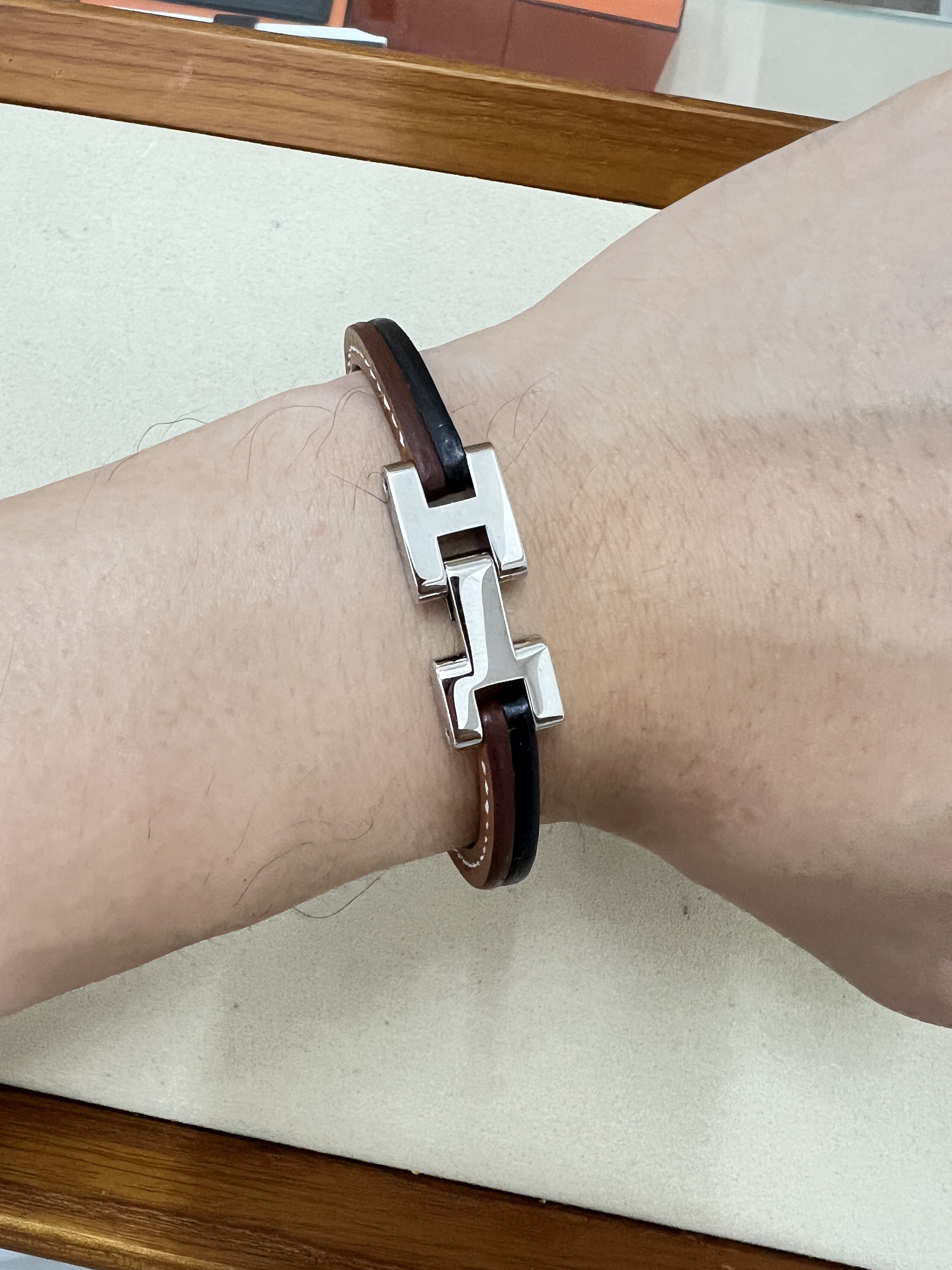 Hermes H bracelet