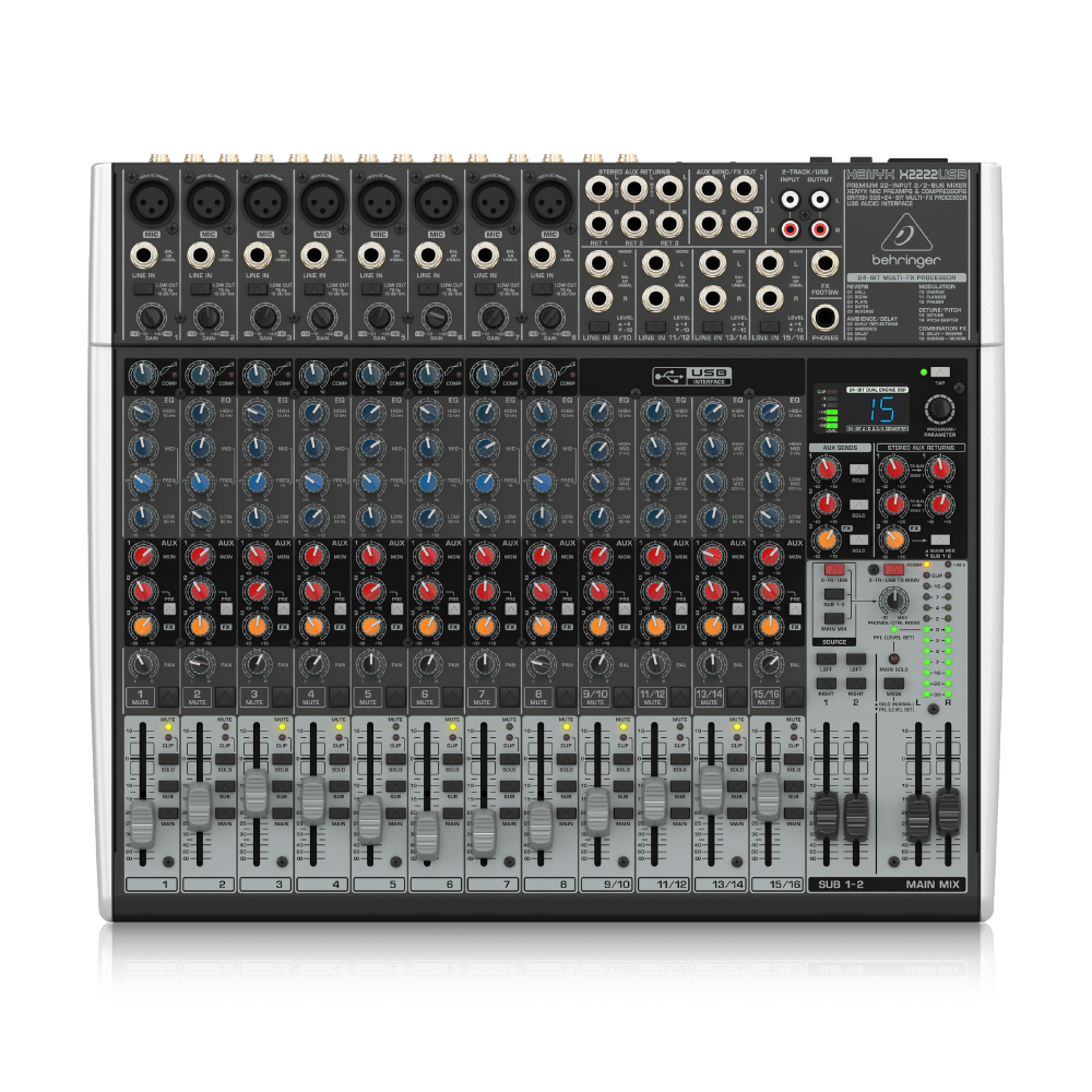 Behringer Behringer / X2222USB 22軌USB混音機 — 三峽錄音 / 音響｜YA! 玩音樂