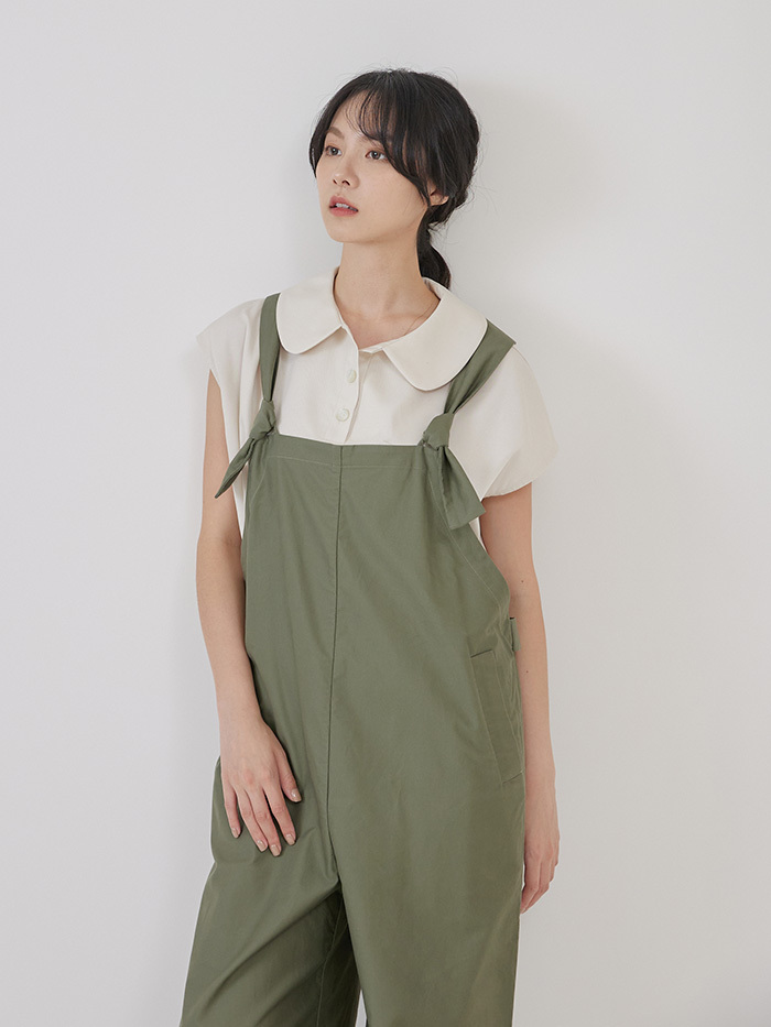 海帶結連身寬褲-好菜